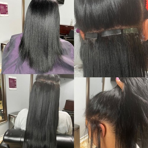 Human Hair Tape In Extensions Straight（20pcs/set） | Human Hair Wig | Lace Front